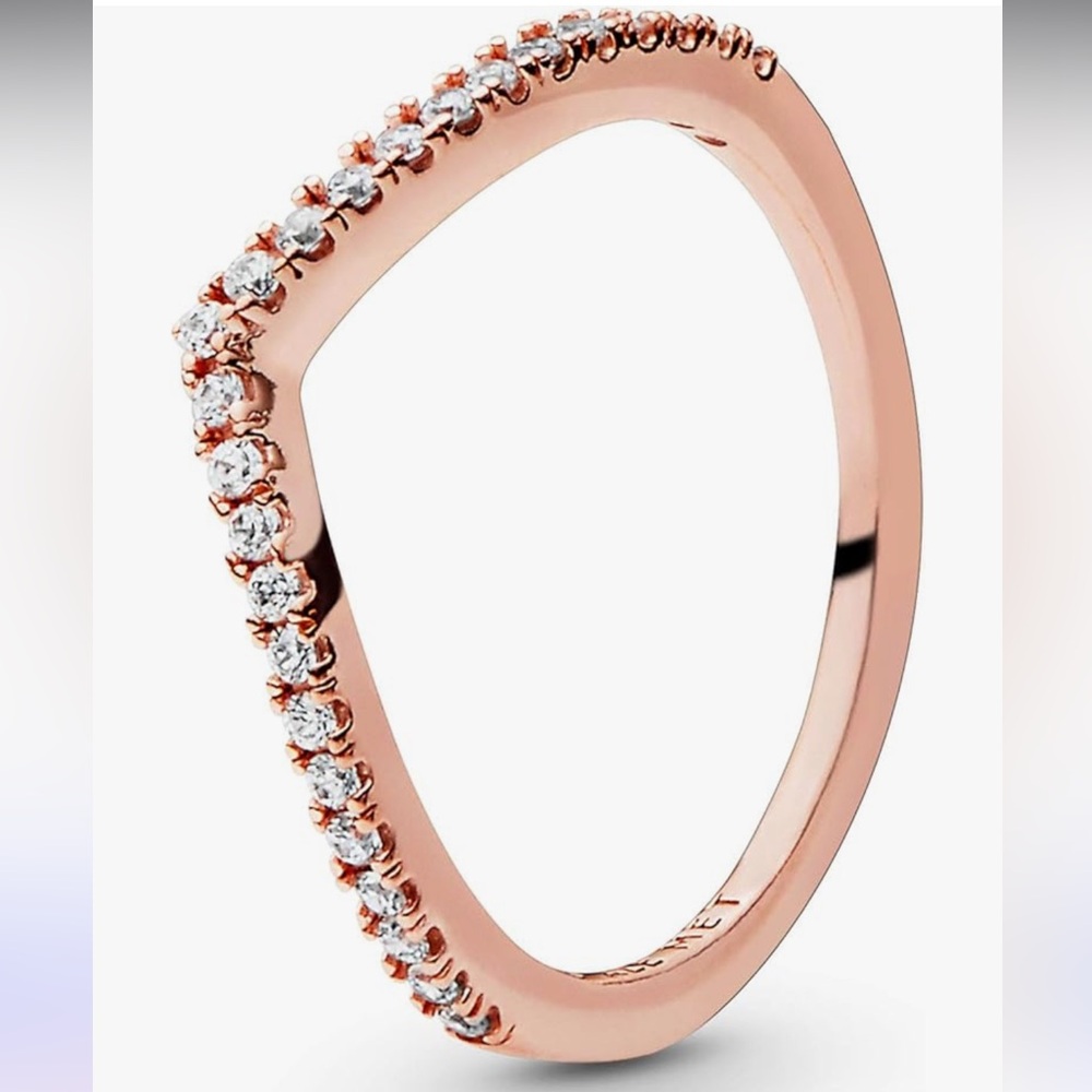 Pandora rose gold timeless wish sparkling band